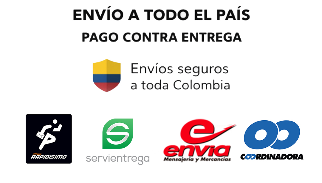 Transportadoras: InterRapidísimo, Servientrega, Envía, Coordinadora